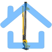 Домкрат реечный профессиональный Denzel 3,5 т, 115-1040 мм, High Jack