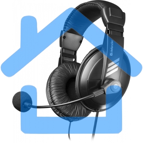 Наушники Defender Gryphon 750 черный, кабель 2 м