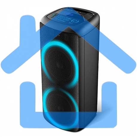 Портативная акустика BQ PBS2006 черный 100 Вт