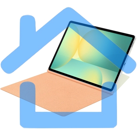 Чехол Samsung для Samsung Galaxy Tab S10 FE+ Smart Book Cover поликарбонат/полиуретан оранжевый (EF-BX620POEGRU)-5