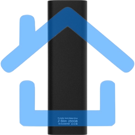 Внешний накопитель SSD Netac 250Gb Z SLIM (USB3.2, up to 520/480MBs, 100х29.5х9mm, черный)-10