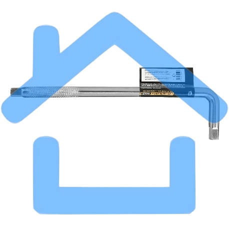 Вороток Г-образный Denzel 300*75 мм, квадрат 1/2