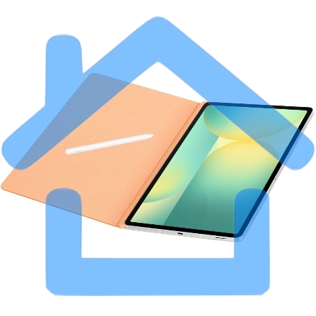 Чехол Samsung для Samsung Galaxy Tab S10 FE+ Smart Book Cover поликарбонат/полиуретан оранжевый (EF-BX620POEGRU)-4