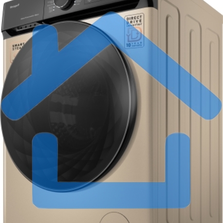 Стиральная машина Weissgauff WM 59411 Direct Drive Inverter Steam Champagne золотистая, загрузка фронтальная 11кг, 1400 об/мин., класс: A+++-10