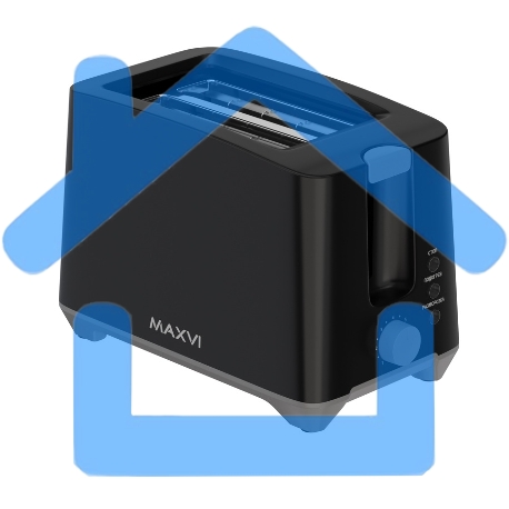 Тостер MAXVI KT725P черный