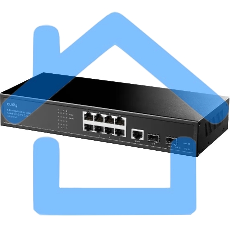Коммутатор Cudy GS2008S2 (L2) 8x1Гбит/с 2SFP управляемый-10