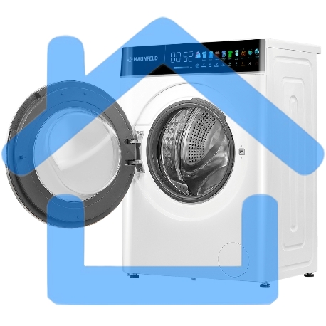 Стирально-сушильная машина Maunfeld MFWD1295WH05 белый, загрузка фронтальная 9 кг, 1200 об/мин., класс: В-10