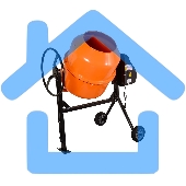 Бетономешалка Вихрь БМ-205 (74/1/5) 900 Вт, 205 л, чугунный венец, 32 об/мин