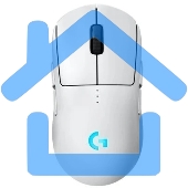 Мышь беспроводная Logitech G Pro 2 белый, 32000 dpi, радиоканал, USB, кнопки - 8