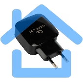 Зарядное устройство Cablexpert MP3A-PC-41, 18Вт, 3А, быстрая зарядка QC3.0, 1 порт USB, черный, пакет