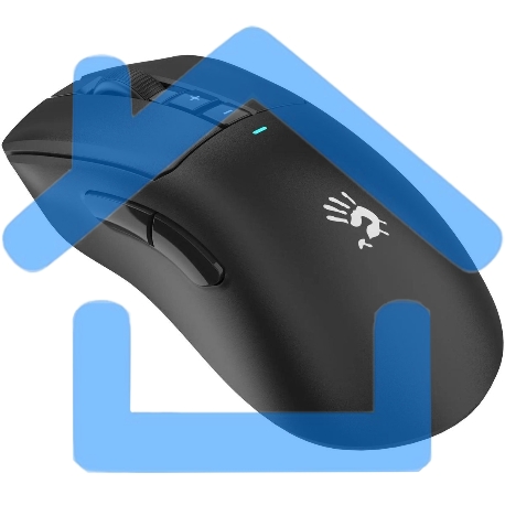 Мышь A4Tech Bloody R73 Pro черный оптическая 26000dpi беспров. USB-C 7but (R73 PRO BLACK)-3