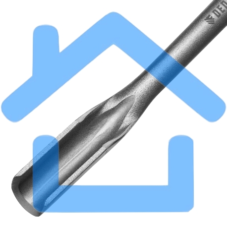 Зубило Denzel канальное, 14 х 22 х 250 мм, 40Cr, SDS PLUS-2