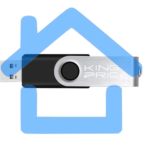 Флешка USB KingPrice 64Gb KPFD2 KPFD2A064ABK USB 2.0 черный-1