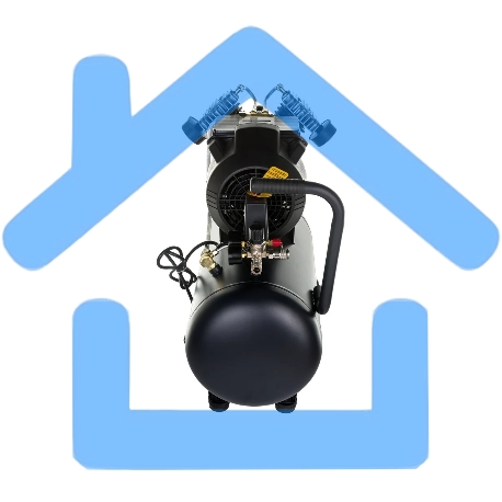 Компрессор поршневой Парма K-2200/ 50КМ масляный 356л/мин 50л 2200Вт серый/черный-6