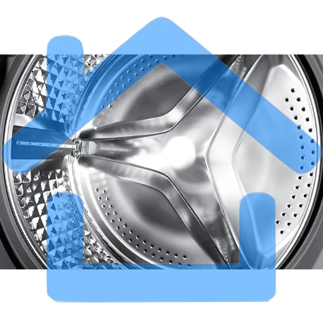 Стиральная машина Samsung WW70AG5S20CXLP нержавеющая сталь, загрузка фронтальная 7 кг, 1200 об/мин, класс: A-5