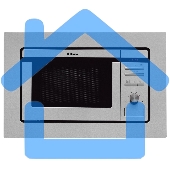 Микроволновая печь встраиваемая Hansa AMM20BEIH нержавеющая сталь, 20 л, 800 Вт, переключатели - кнопки/поворотный механизм