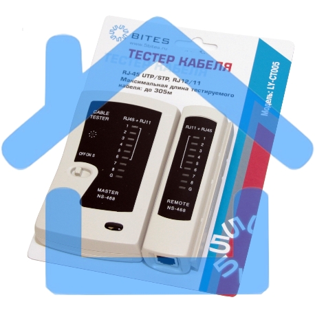 Тестер кабеля 5bites LY-CT005 для UTP/STP RJ45, RJ11/12-2