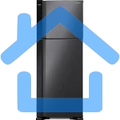 Холодильник Hitachi HRTN7489DF GBKCS черный стекло двухкамерный инвертер 333/117л морозилка сверху