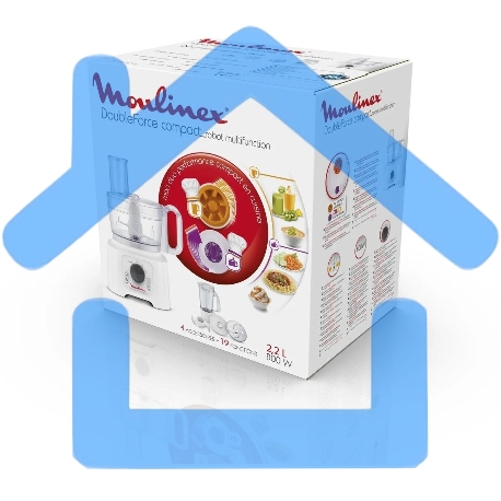 Кухонный комбайн Moulinex FP542111, белый-1