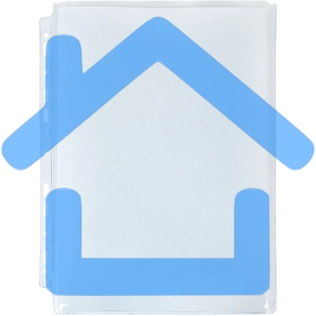 Папка-вкладыш Silwerhof Dailyс расширением A4 вертикальный пвх 180мкм (упак.:5шт)