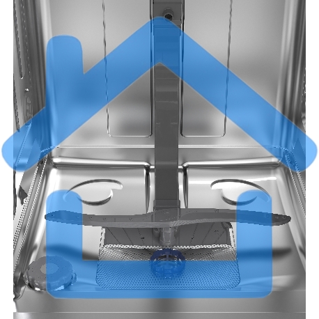 Встраиваемая посудомоечная машина Бирюса DWB-614/5, белый, 59.8 см, 12 компл., 49 дБ, класс A++-6