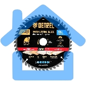 Пильный диск по дереву Denzel ф235 х 30 мм, 48 зубьев 733547