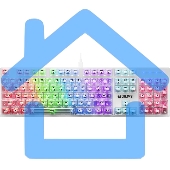 Механическая клавиатура Defender Alchemist GK-000 RU,прозрач,104кн+FN,радуж,1.5м_1