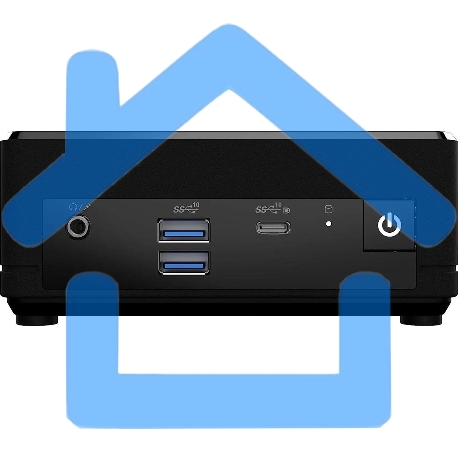 Неттоп MSI Cubi N ADL-017BRU N100 (0.8) UHDG без ОС 2xGbitEth WiFi BT 65W черный (936-B0A911-237)-2