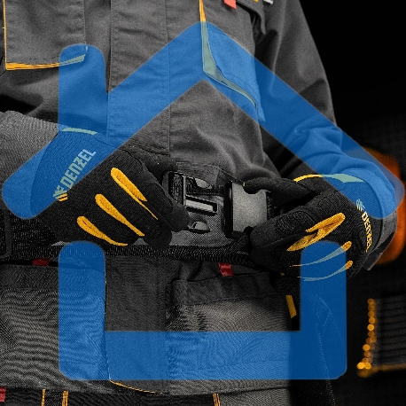 Пояс монтажника Denzel сумки поясные, кобура для шуруповерта-8