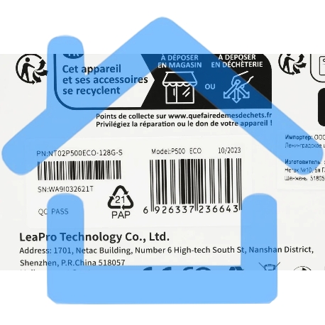 Флеш карта microSDHC 128Gb Netac P500 ECO <NT02P500ECO-128G-S> (без SD адаптера)-1