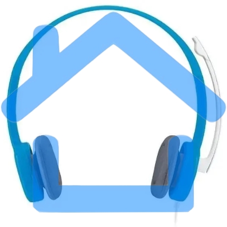 Наушники с микрофоном Logitech H150 синий/белый 1.8м накладные оголовье (981-000454)-3