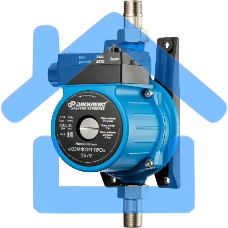 Насос повышения давления ДЖИЛЕКС Комфорт-ПРО 25/16 (НС-1542793 4005)-7