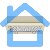 Вытяжка встраиваемая Maunfeld VS Fast Glass 60 бежевый, 60 см, 850 куб. м/ч, 47 дБ