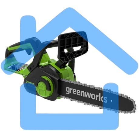 Цепная пила аккумуляторная GreenWorks G24CS25K4, 24V, 25см, c АКБ 4А·ч и ЗУ (2007707UB)-19