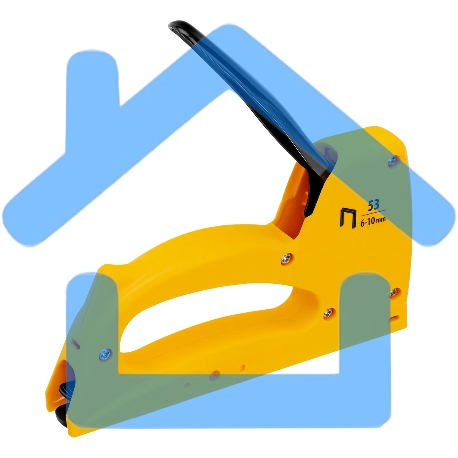 Степлер пластиковый Denzel скобы в комплекте, тип 53, 6-10 мм-10