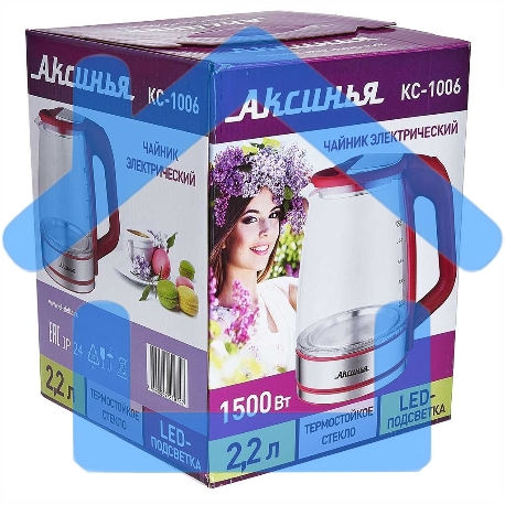 Чайник электрический АКСИНЬЯ КС-1006 красный-3