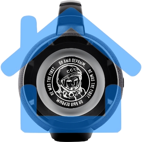 Портативная колонка URAL Гагарин ГР-005 серый-5