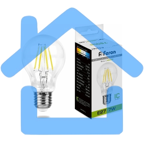 Лампа светодиодная FERON LB-57 (25570) 7W 230V E27 4000K-1
