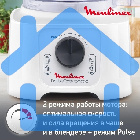 Кухонный комбайн Moulinex FP542111, белый-3