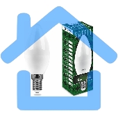 Лампа светодиодная SAFFIT SBC3709 (55079) 9 вт Е14 белый матовая свеча