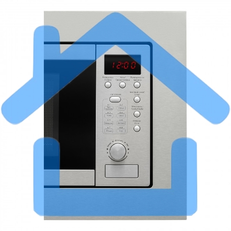 Микроволновая печь встраиваемая Schaub Lorenz SLM EE22D нержавеющая сталь, 20 л, 800 Вт, переключатели - кнопки/поворотный механизм-3