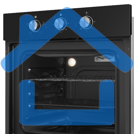 Духовой шкаф электрический HOMSair OES604BK черный-5