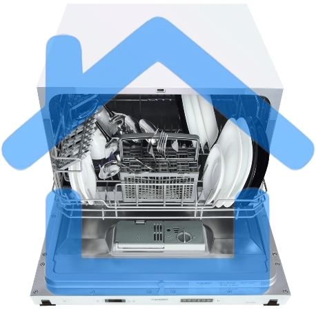 Встраиваемая посудомоечная машина Maunfeld MLP-06IM, белый, 55 см, 6 компл., 49 дБ, класс A+-31