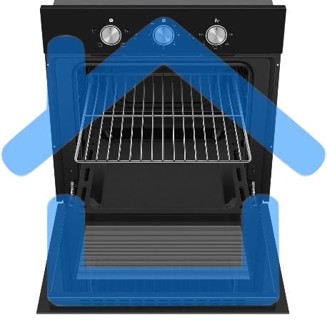 Духовой шкаф электрический HOMSair OES604BK черный-6