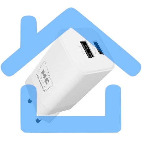 Зарядное устройство MORE CHOICE (4620202555755) NC85 1USB+1Type-C 3.0A PD 20W+QC3.0, белый-2