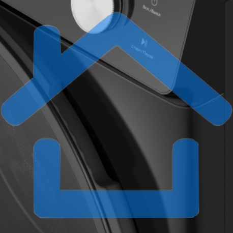 Стиральная машина Weissgauff WM 45126 Steam Direct Drive Matt Black черная, загрузка фронтальная 6кг, 1200 об/мин., класс: A+++-7