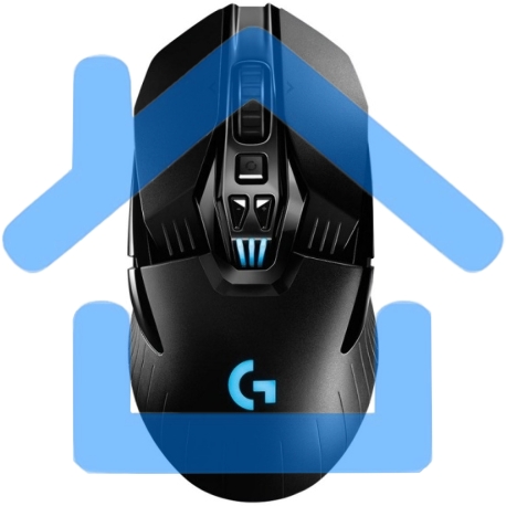 Мышь Logitech® G903 LIGHTSPEED Wireless Gaming Mouse - HERO - черный - EER2