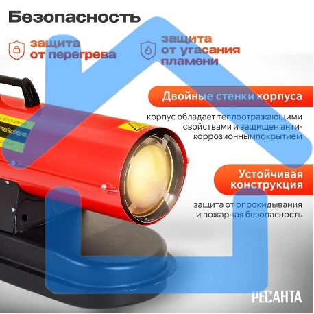 Тепловая дизельная пушка Ресанта ТДП-30МПД-3