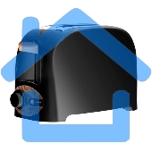 Тостер Centek CT-1420 черный