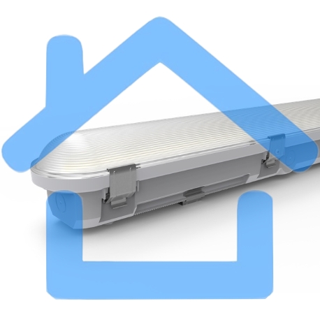 Светильник светодиодный ДСП WP 11 C 40W OP 840 L1200 1200х85х80мм 40Вт 4000К IP65 пылевлагозащ. бел. Русский Свет 15071123078-2